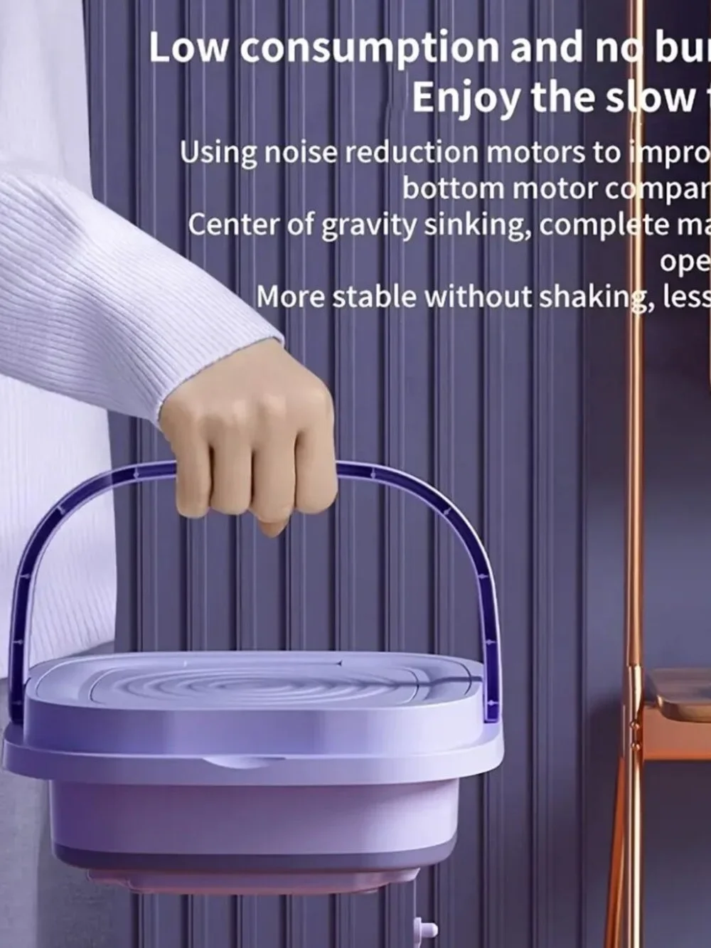 NEW Small Portable Washing Machine, Mini Washing Machine High Capacity, 3-mode